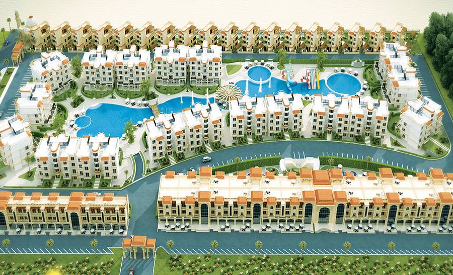 Sharm house: la pianta del compound Sharm Hill